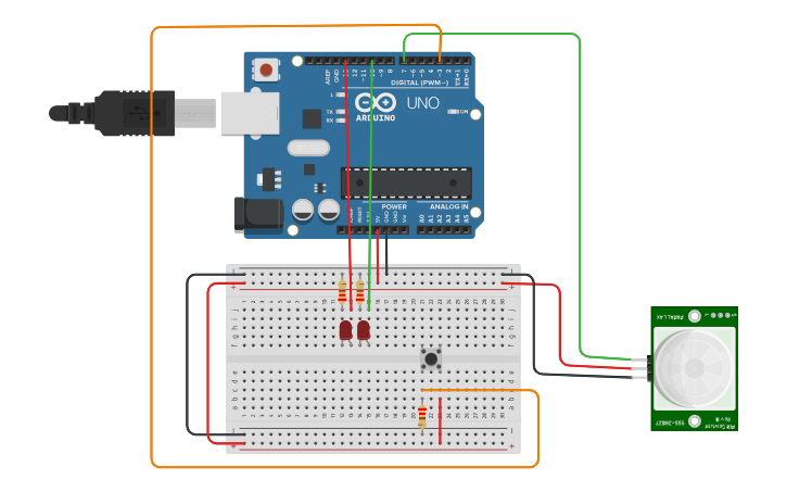 Circuit design PROYECTO DE AUTOMATIZACION - Tinkercad