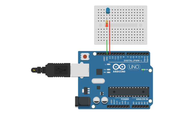 Circuit design LABORATORIO 1 - Tinkercad