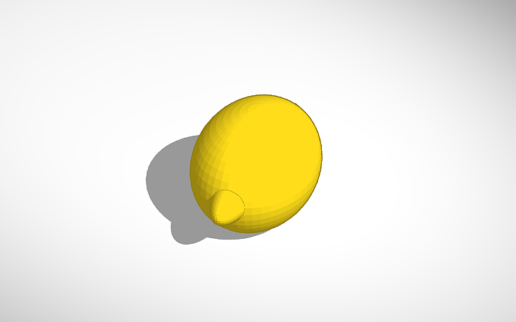 3D design Lemon - Tinkercad