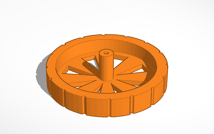 3D design Robot Wheel - Tinkercad