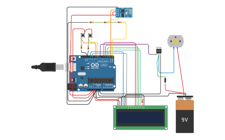 Circuit Design Tinkercad Arduino Clock Without Rtc Mo 5105