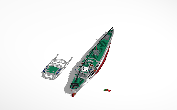 3D design Savannah Cruise/Cargo Ship - Tinkercad