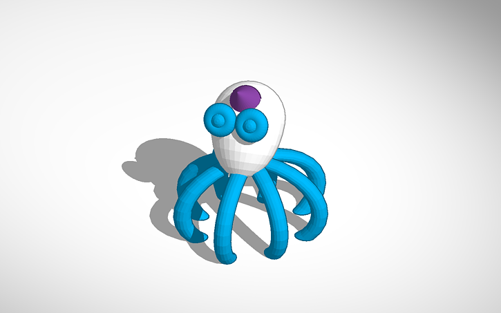 3D design Kraken - Tinkercad