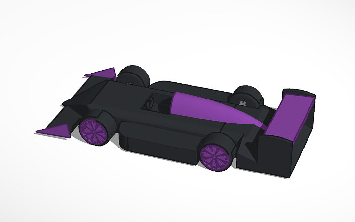 3D design F1 Car - Tinkercad