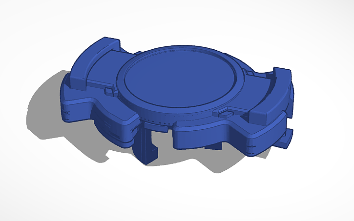 3d Design Beyblade Dranzer Sparking Chip Right Spin Tinkercad