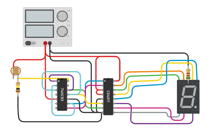 Object Counter Circuit Diagram Using Ldr