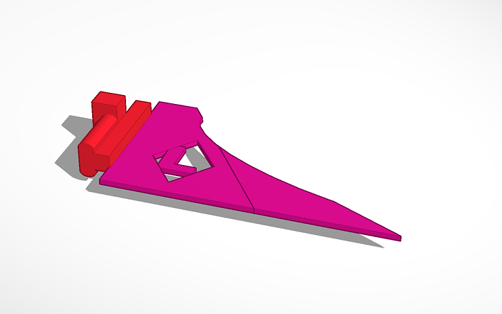 3D design Rocket Fin Template Lily Tenner | Tinkercad