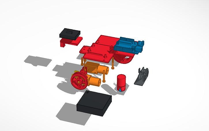 3D design arduino robot - Tinkercad
