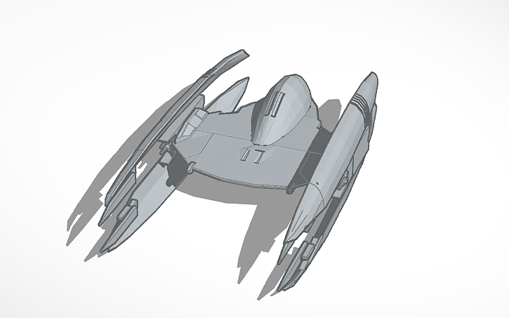 3d Design Star Wars Separatist Vulture Droid Tinkercad