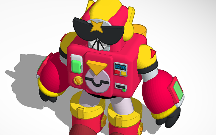 3D design BRAWL STARS Surge - Tinkercad