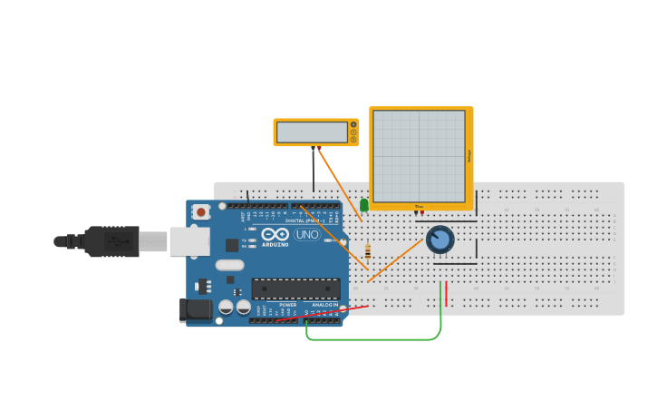 Circuit design LED_Fade | Tinkercad