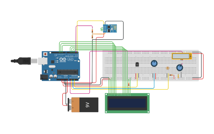 Circuit design ESP32 Based Project - Tinkercad