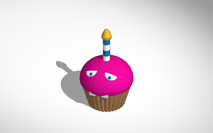 3d Design Fnaf Chica S Cupcake Tinkercad