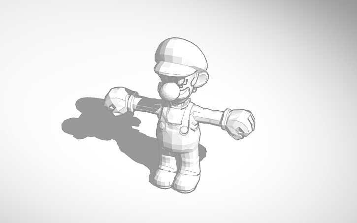 3D design Copy of Luigi Twirl - Tinkercad