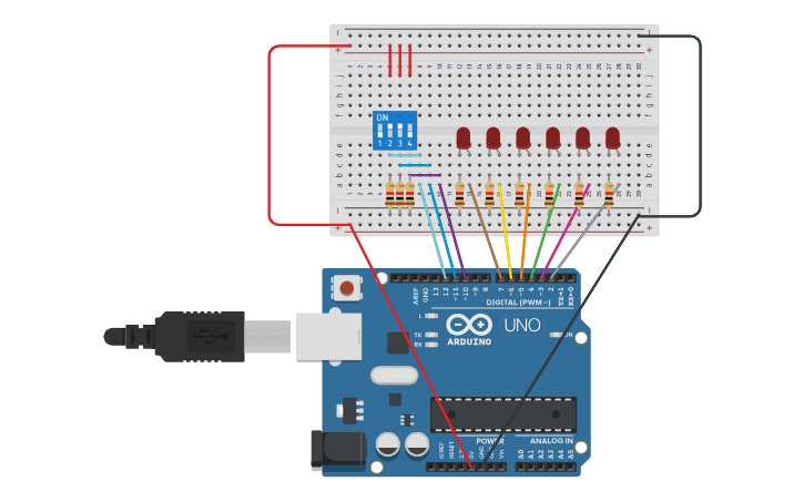 Circuit design ACTIVIDAD 8 - Tinkercad