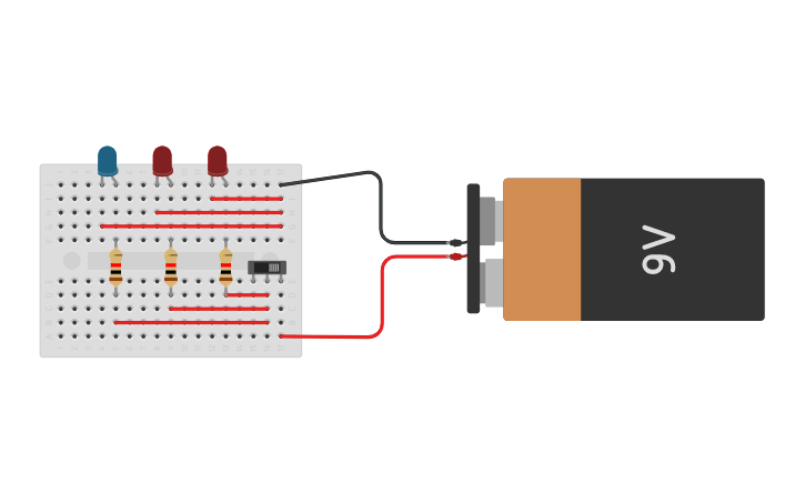 Circuit design led | Tinkercad