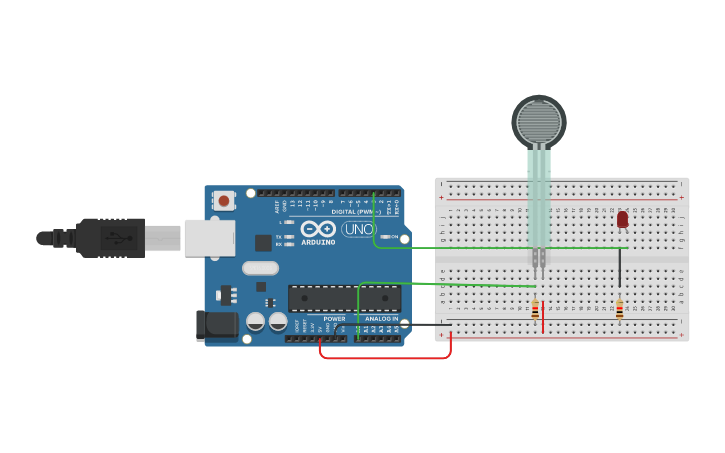 Circuit Design Force Sensor With Led Tinkercad 8637