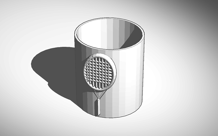 3D design Tennis cup - Tinkercad