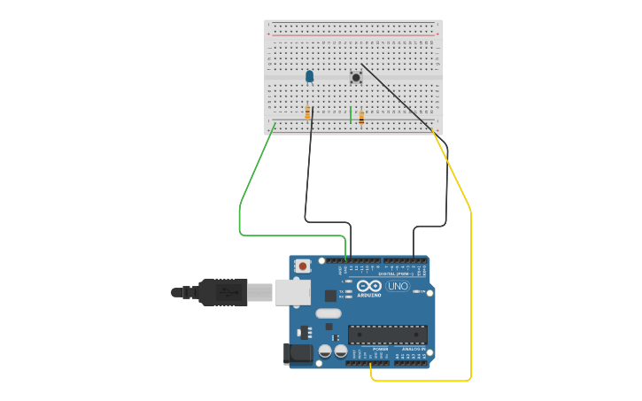 Circuit design LED | Tinkercad