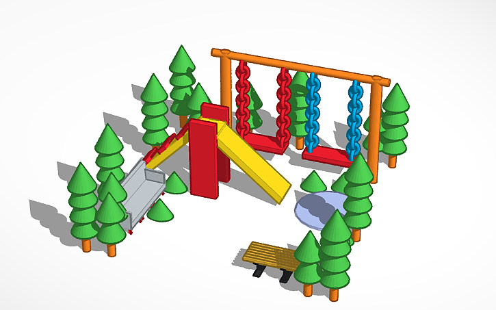 Park Tinkercad: Khám Phá Thiết Kế Công Viên 3D Độc Đáo và Sáng Tạo