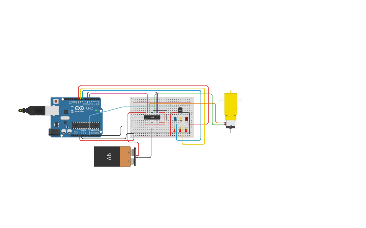 Circuit design Warehouse Cooling System - Tinkercad