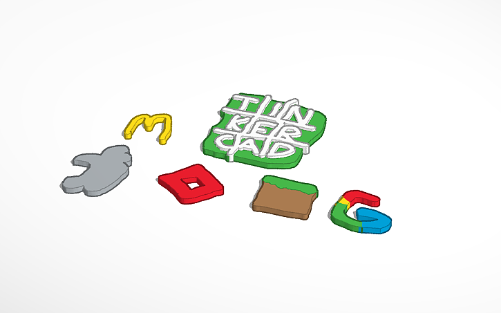 3D design logos - Tinkercad