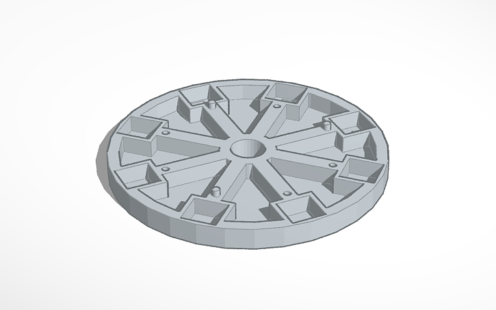 3d Printable Rotor 3D design Rotor - 3D-Print 1cm | Tinkercad