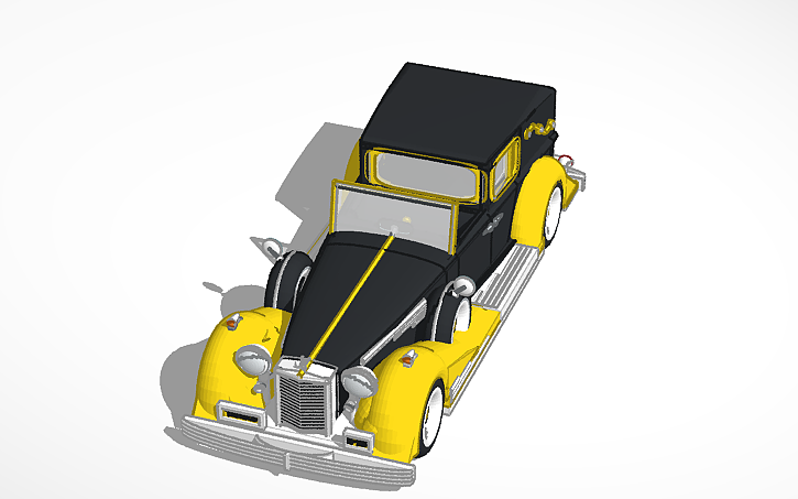 3D design Cadilac Town Car 1933 - Tinkercad