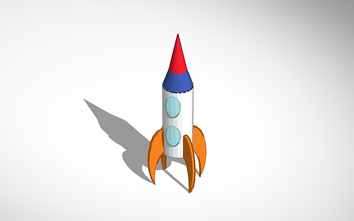 3D design Rocket | Tinkercad
