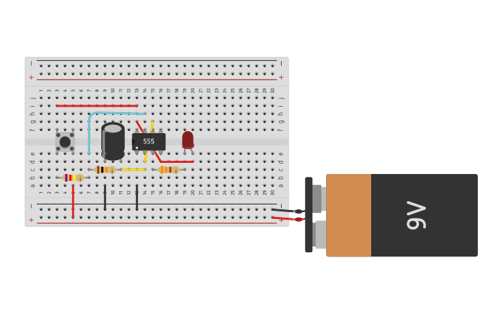 Circuit design Dummy Alarm Circuit - Tinkercad