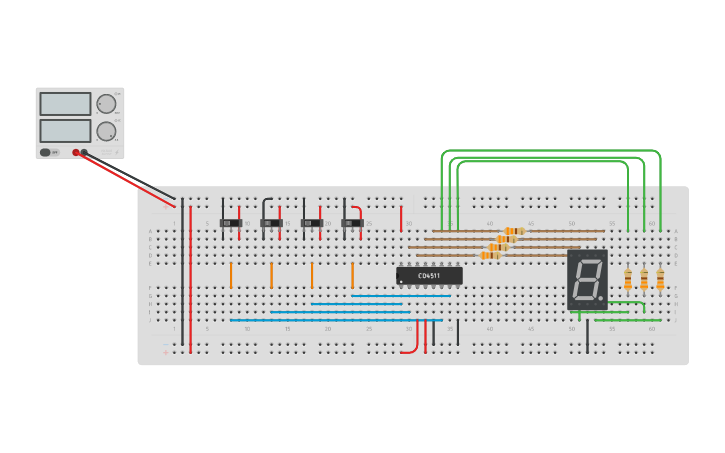 Circuit design Atividade 4 | Tinkercad