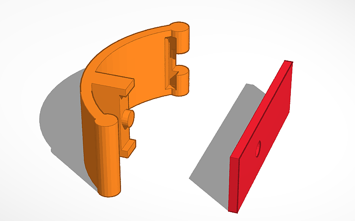 3D design RobotDyn Hall Sensor Mount - Tinkercad