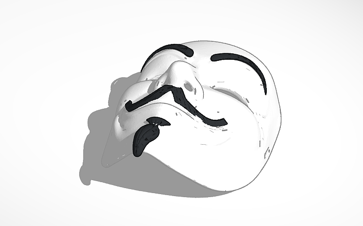 3D Design Mask Tinkercad