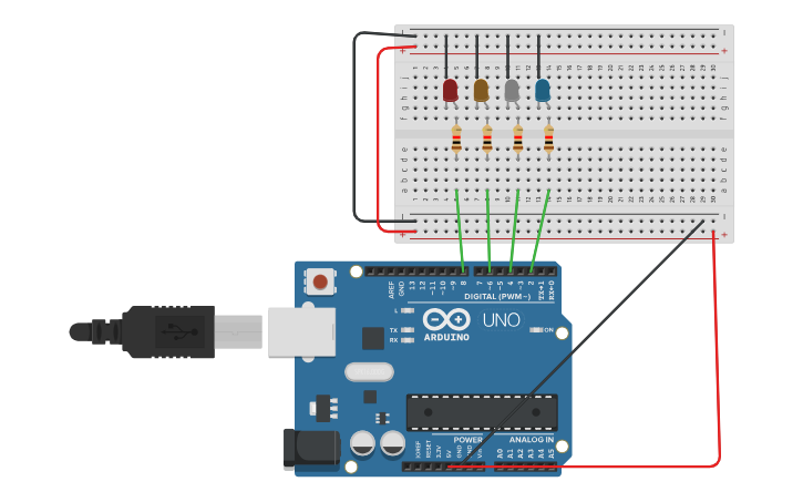 Circuit design Amazing Snaget - Tinkercad
