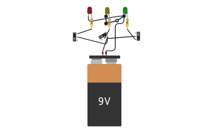 Circuit design semàfor | Tinkercad