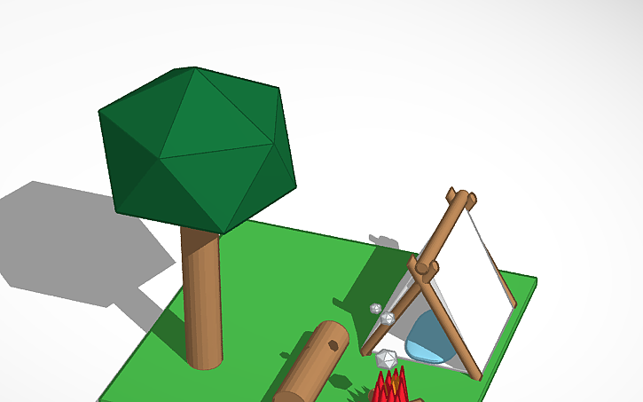 3D design Go Camping In The Forest - Tinkercad