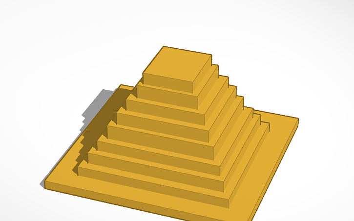 3D design pyramid - Tinkercad
