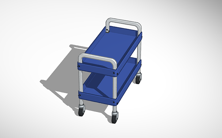 3D design Lab Cart - Tinkercad