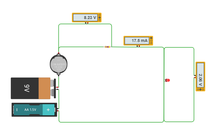 Circuit design tp numero 1 de montaje | Tinkercad