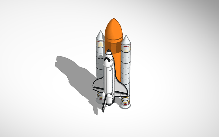 3D design NASA Space Shuttle - Tinkercad