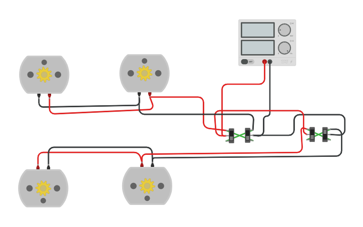 Circuit design Manual Robot Switches | Tinkercad