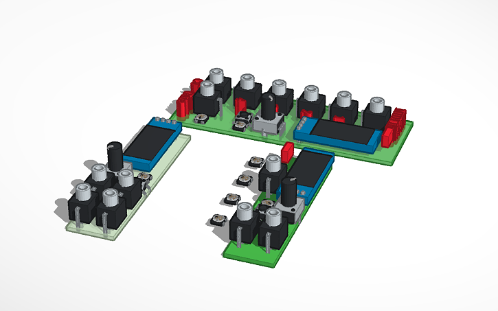 Circuit Filter Router 3D design MIDI Mult Filter Router - Tinkercad