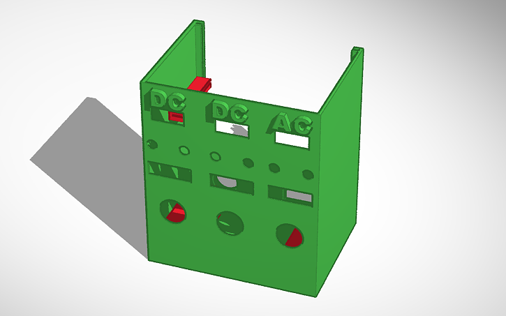 709 Tinker 3D design Power Supply - Tinkercad