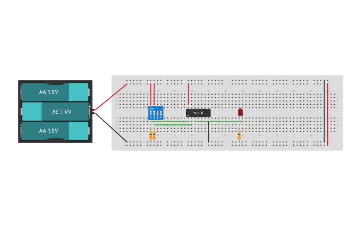 Circuit design EJERCICIO 4 - Tinkercad