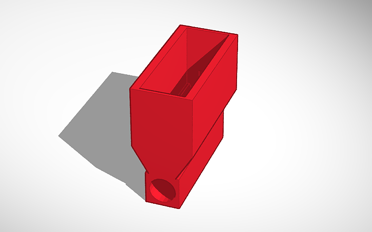 3D design reservoir extrudeur 2 | Tinkercad