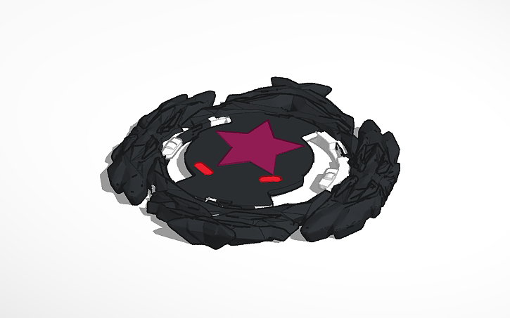 3D design Shadow raging emperor beyblade - Tinkercad