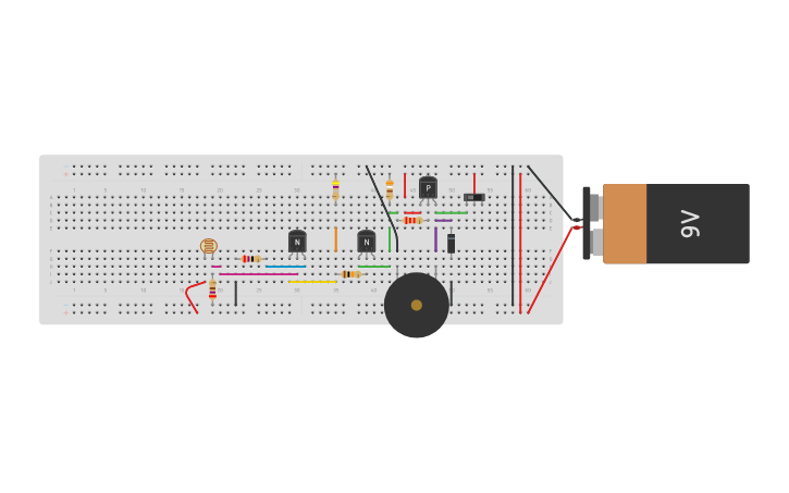 Circuit design buzzer (done) | Tinkercad