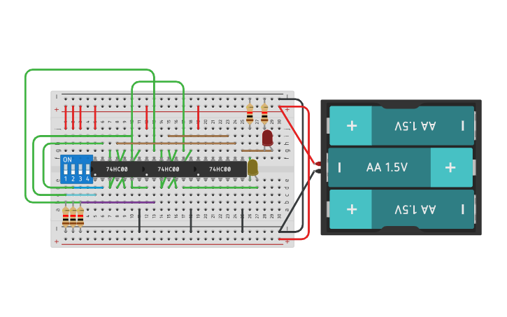 Rishabh Dangwal 33 Full Subtractor Using Nand Gates Tinkercad