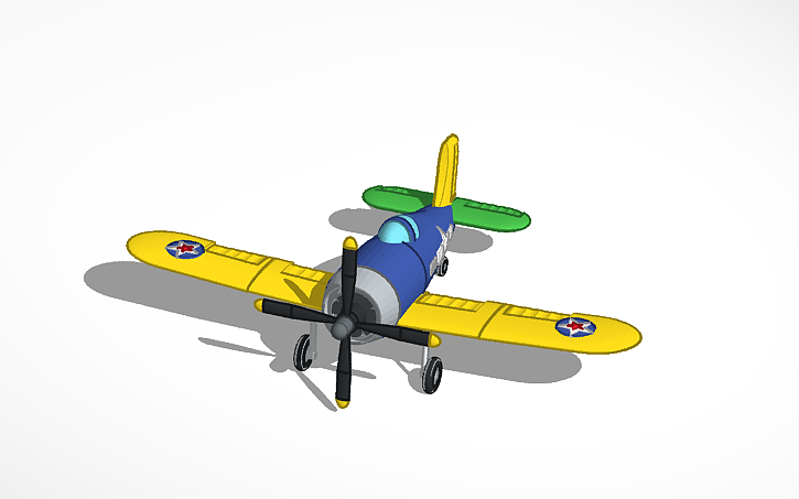 3D design F3F WildCat - Tinkercad