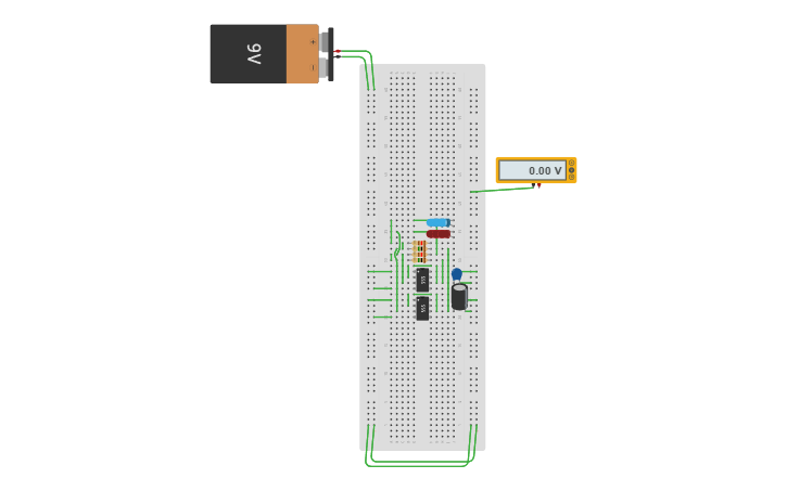 Circuit design Police Lights - Tinkercad